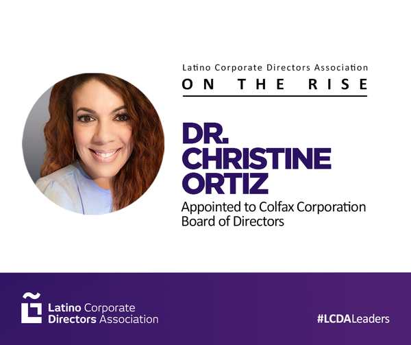 Dr. Christine Ortiz, Colfax Corporation
